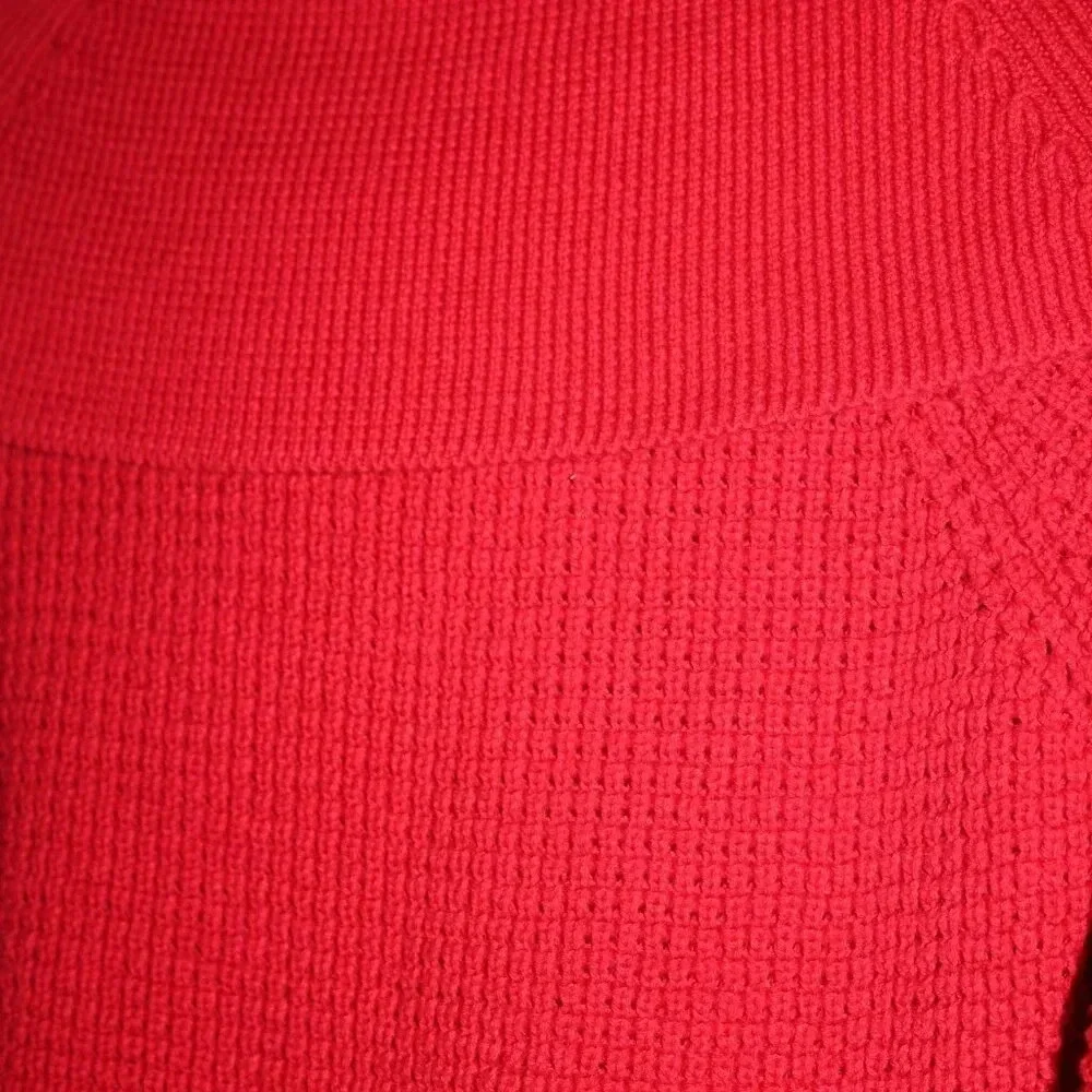 MICHAEL MICHAEL KORS XS Red Cowl Neck Sweater